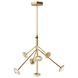 Alessia 29.5 X 29 inch Antique Brass Chandelier Ceiling Light
