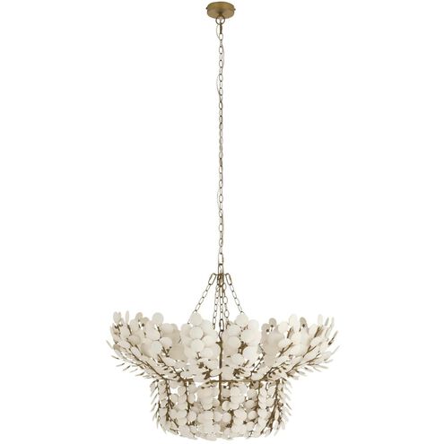 Bilal 8 Light 40 inch Antique Brass Chandelier Ceiling Light