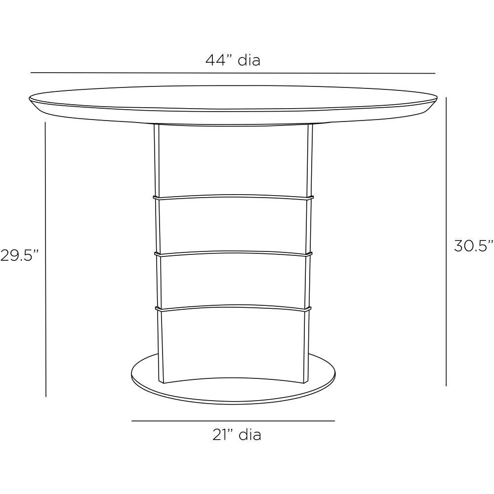 Vetralla Oyster Dining Table