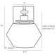 Holm 1 Light 8.5 inch Pewter and Gray Sconce Wall Light
