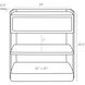 Medici 26 X 24 inch Chateau Gray Side Table