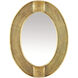 Eagan 39.5 X 30 inch Antique Brass Mirror