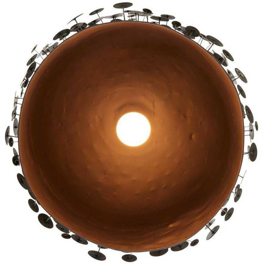 Rizzo 1 Light 26 inch Burnt Iron and Bronze Pendant Ceiling Light