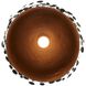 Rizzo 1 Light 26 inch Burnt Iron and Bronze Pendant Ceiling Light