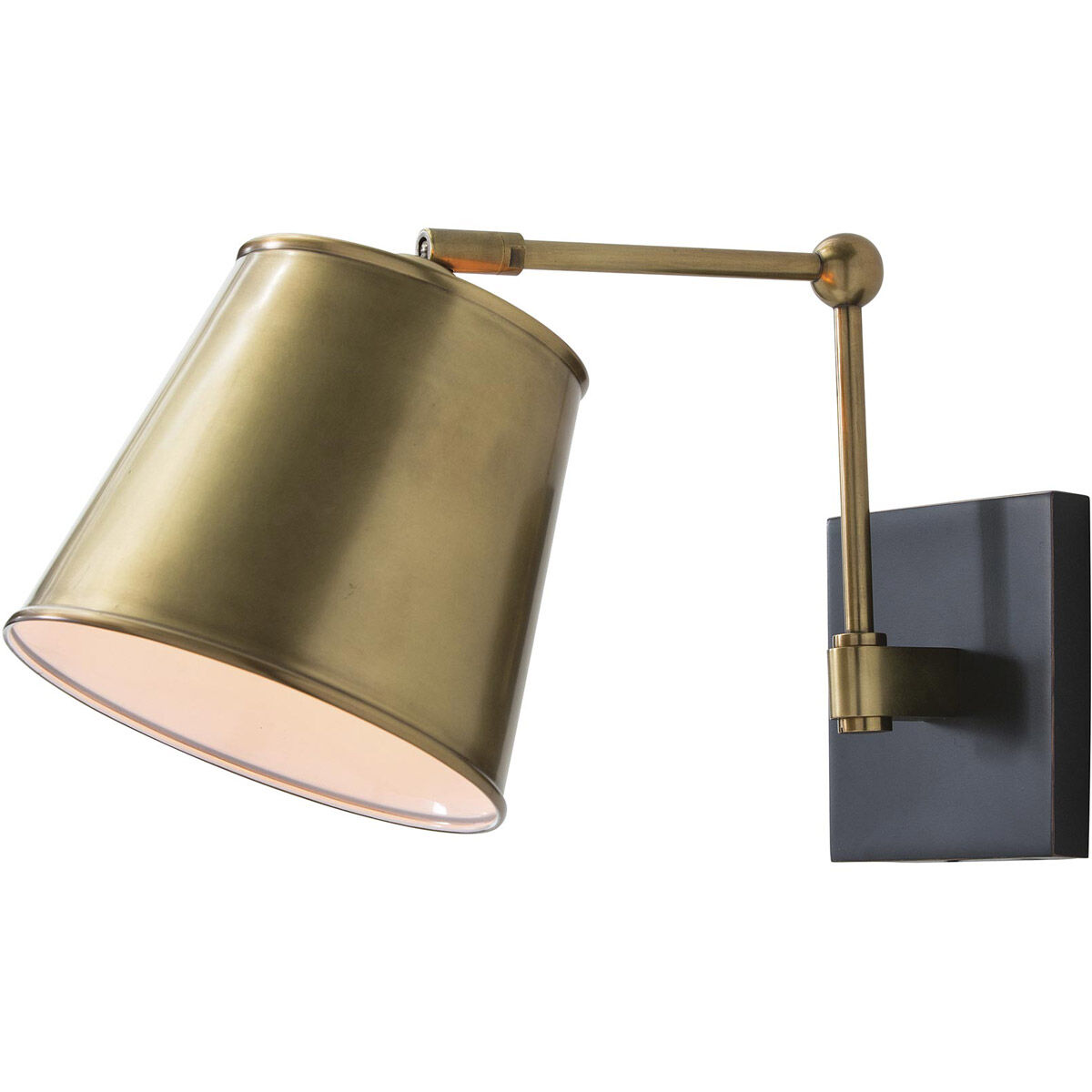 Watson Sconce Wall Light in Antique Brass/Oil Rubbed Bronze, Essential Lighting