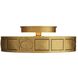 Empire Antique Brass Flush Mount Ceiling Light