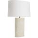 Felicity 28 inch 60.00 watt Egg Shell and Antique Brass Lamp Portable Light
