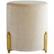 Warby 18.5 inch Sterling Velvet Ottoman