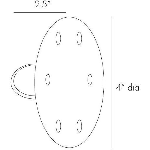 Accessory Polished Nickel Disc Bulb Covers, Set of 8