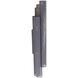 Punch 2 Light 48.5 inch Marine Grade Aged Graphite Outdoor Sconce, Oversized
