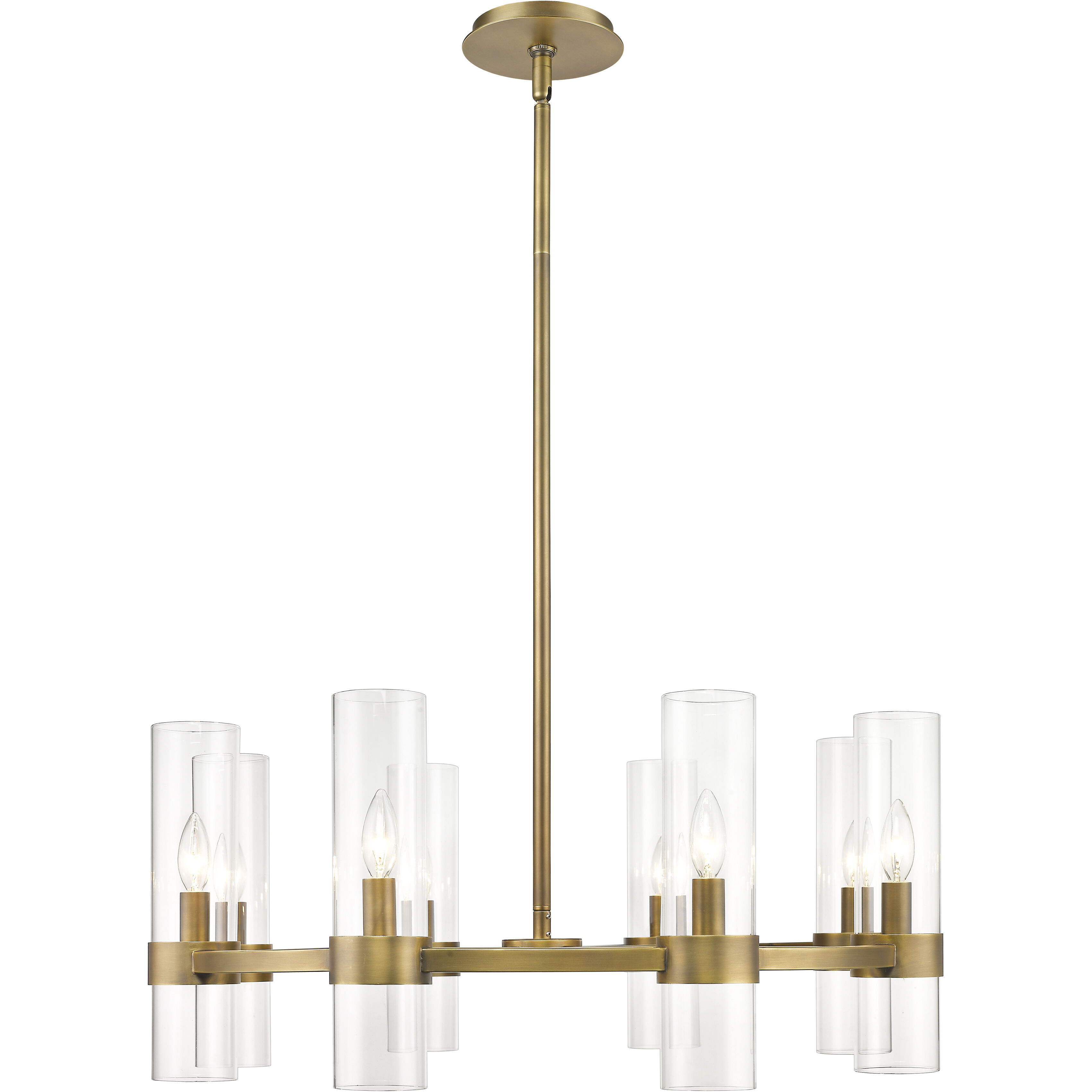 Datus 8 Light 32.00 inch Chandelier