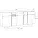 Lafayette 86 inch Chateau Gray and Bronze Credenza