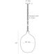 Trost 1 Light 18 inch Flint Luster Pendant Ceiling Light