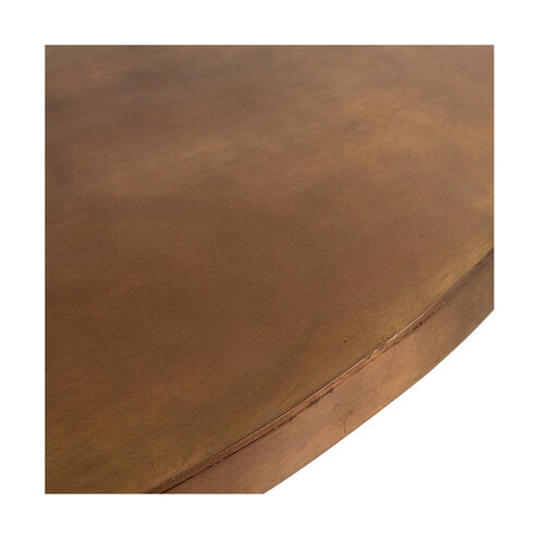 Seth 28 X 23 inch Antique Bronze/Antique Brass Side Table