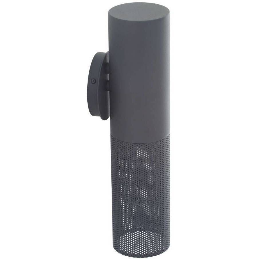 Punch 1 Light 18 inch Marine Grade Aged Graphite Outdoor Sconce, Small