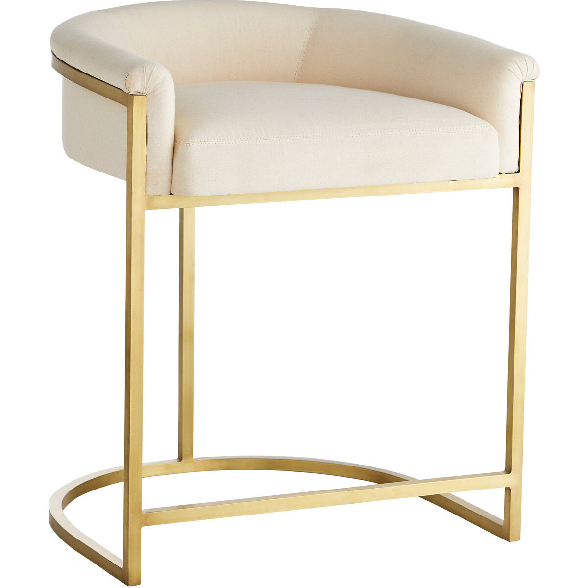 Brushed brass counter stool hotsell