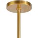 Englewood 10 Light 52 inch Antique Brass Linear Chandelier Ceiling Light