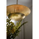 Florko 3 Light 24.5 inch Gold Leaf Chandelier Ceiling Light, Small