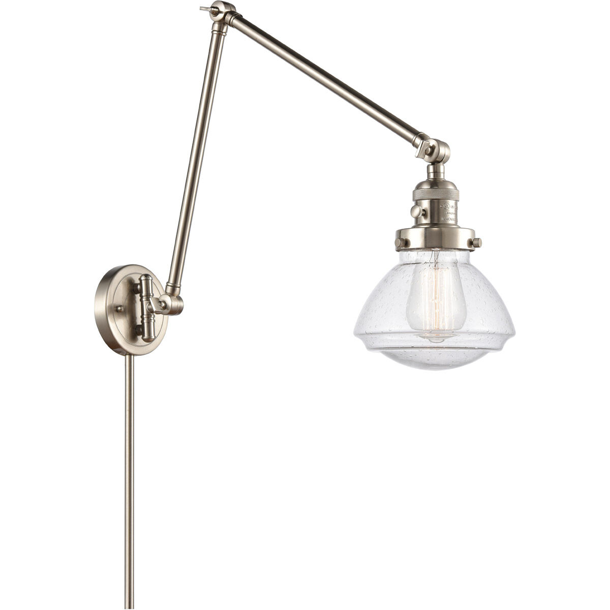 Olean 1 Light 8.75 inch Swing Arm Light/Wall Lamp