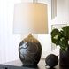 Ismay 26 inch 150.00 watt Obsidian Reactive and Antique Brass Table Lamp Portable Light