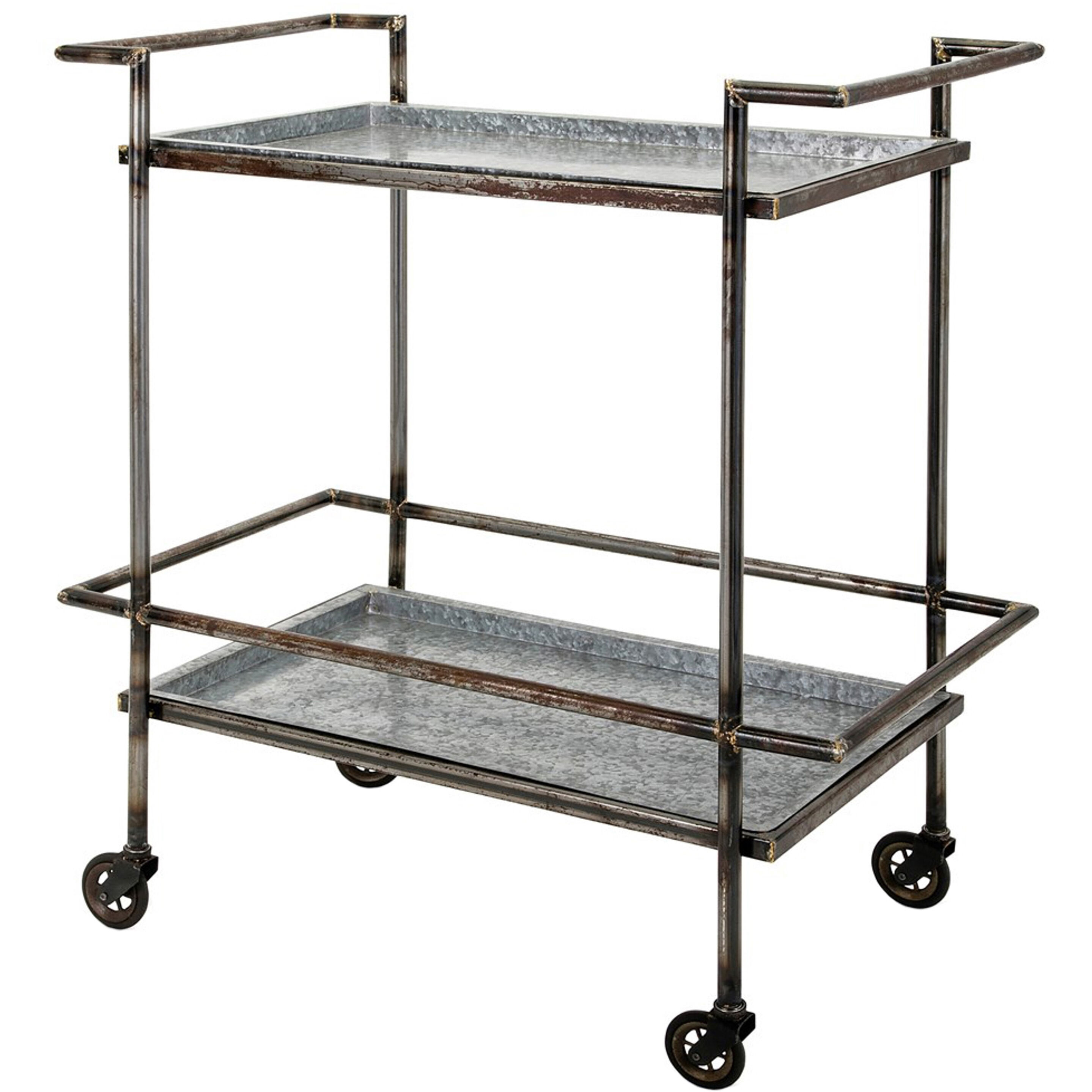Anita Gray and Black Bar Cart