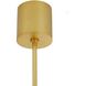 Hockless 6 Light 52 inch Antique Brass and Walnut Chandelier Ceiling Light