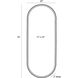 Vaquero 72 X 30 inch Vintage Brass Mirror