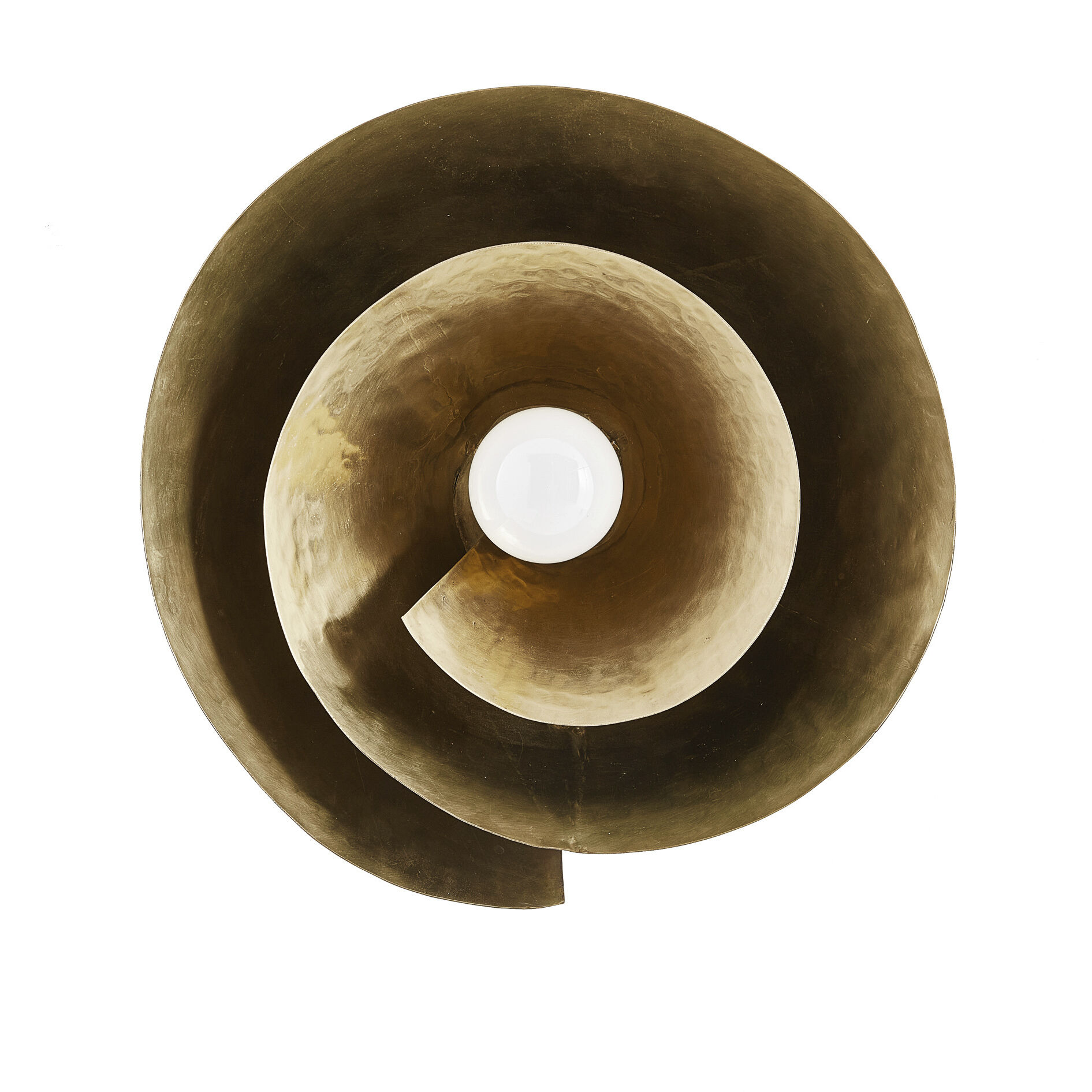 Arden 1 Light 16 inch Vintage Brass Wall Sconce/Flush Mount Wall Light