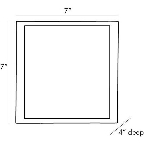 Watercrest LED 7 inch Snow Sconce Wall Light