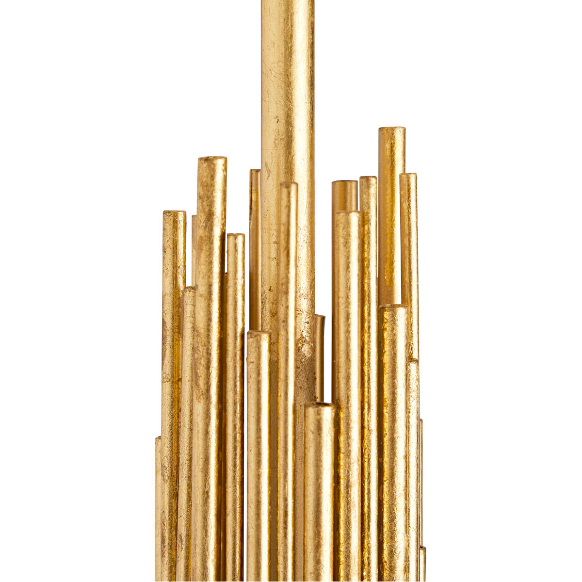 Prescott 65 inch 150.00 watt Gold Leaf Floor Lamp Portable Light