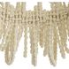 Keely 6 Light 36 inch White Chandelier Ceiling Light