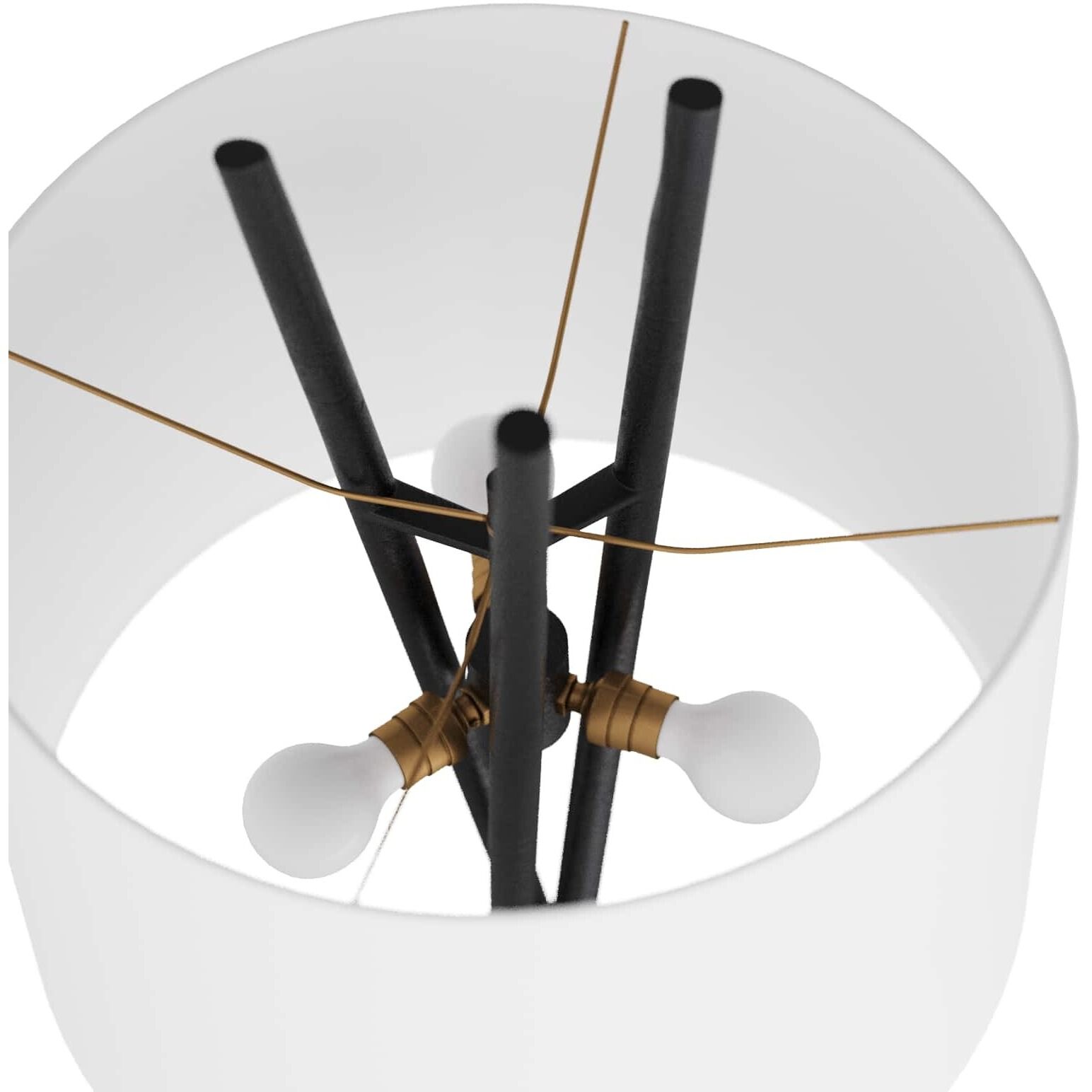 Shepherd's 75.5 inch 150.00 watt Blackened Bronze Floor Lamp Portable Light