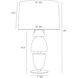Comal 60 watt Sand Table Lamp Portable Light