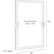 Carruth 38 X 26 inch Antique Brass Mirror