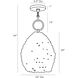 Saxon 3 Light 24 inch Natural and Natural Iron Pendant Ceiling Light