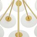Helios 9 Light 41 inch Antique Brass Chandelier Ceiling Light