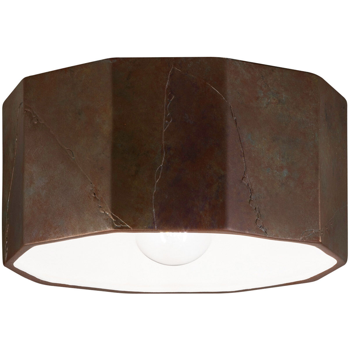 Radiance Collection 1 Light 12.25 inch Vanilla (Gloss) Flush-Mount Ceiling Light