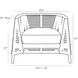 Rafferty 30 inch Abalone Lounge Chair
