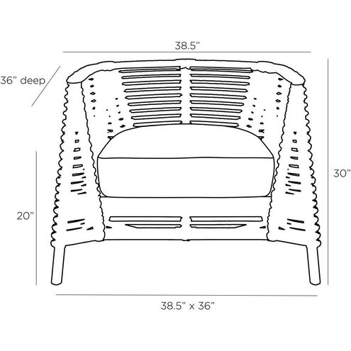 Rafferty 30 inch Abalone Lounge Chair