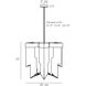 Bridget 28 inch Vintage Brass Chandelier Ceiling Light