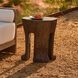Bruttii 22.5 X 20 inch Matte Carbon Outdoor Accent Table