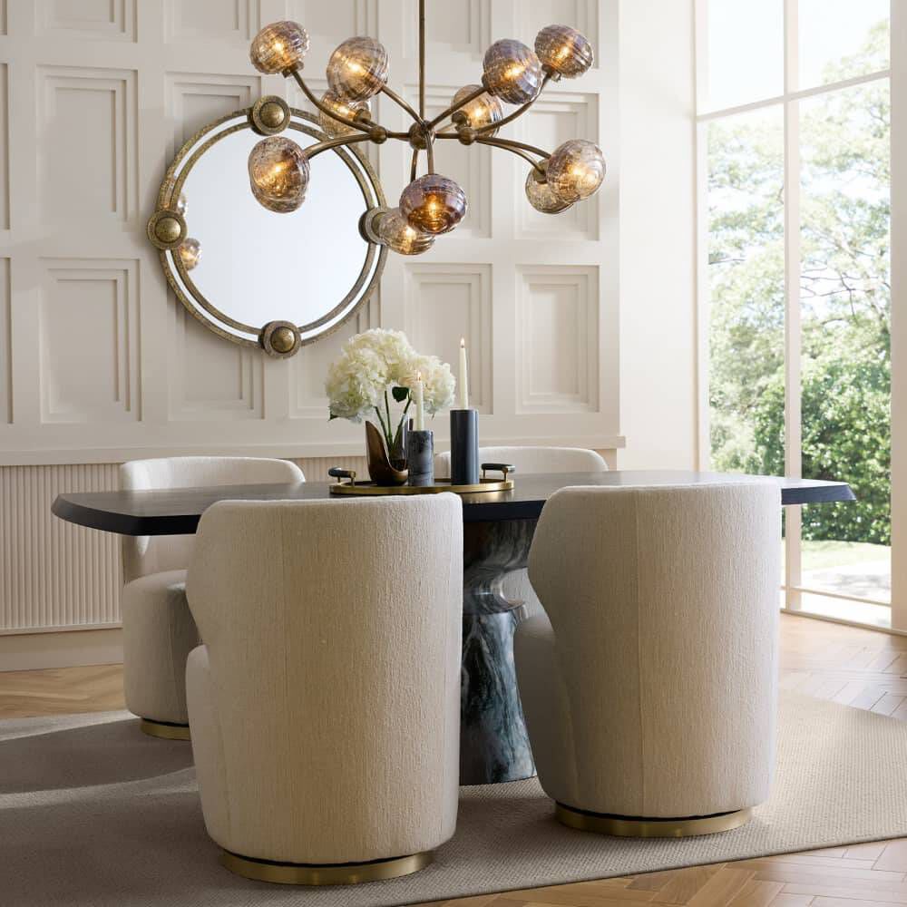 Merrick 12 Light 39 inch Vintage Brass Chandelier Ceiling Light