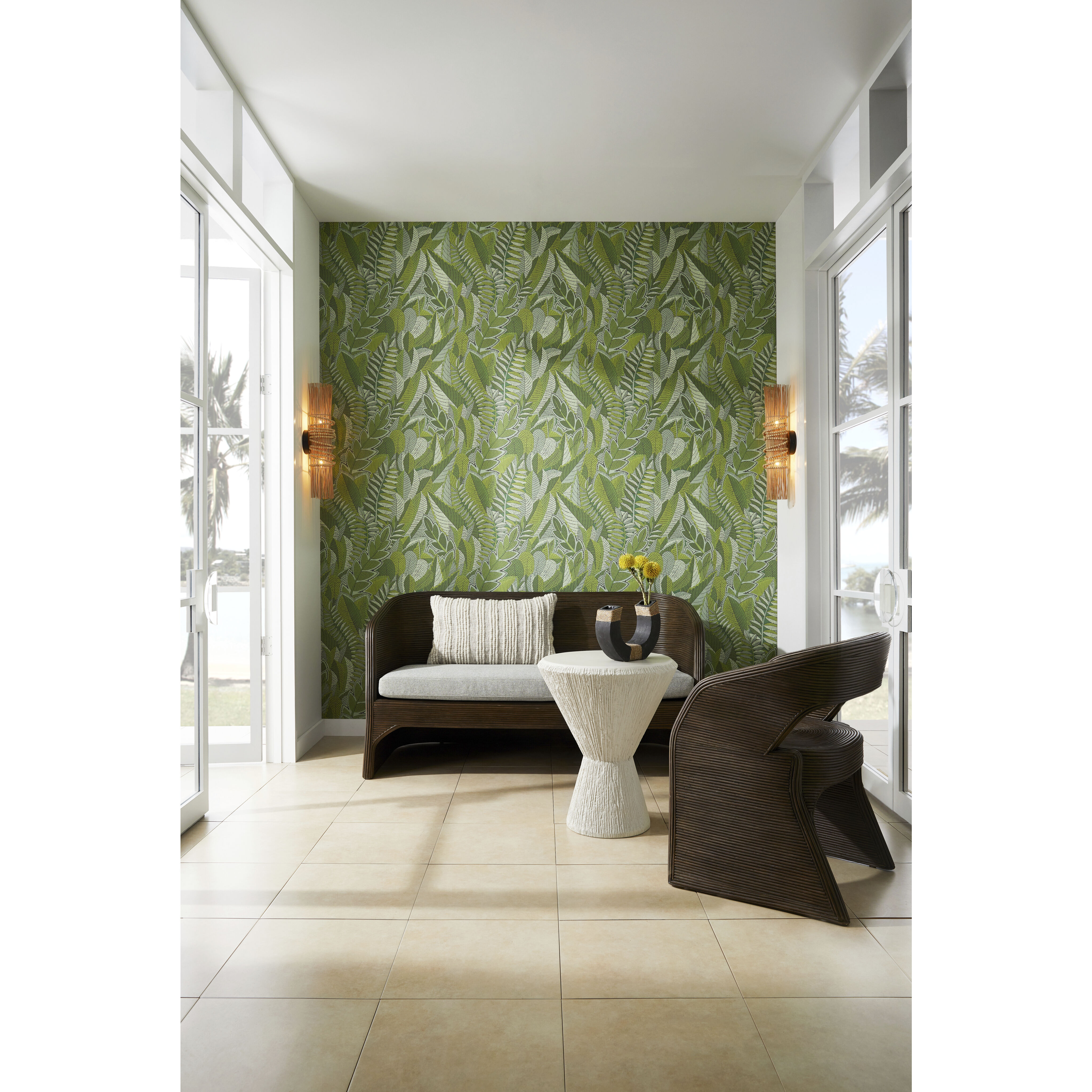 Lane 1 Light 15 inch Cadet Blue/Antique Brass Sconce Wall Light