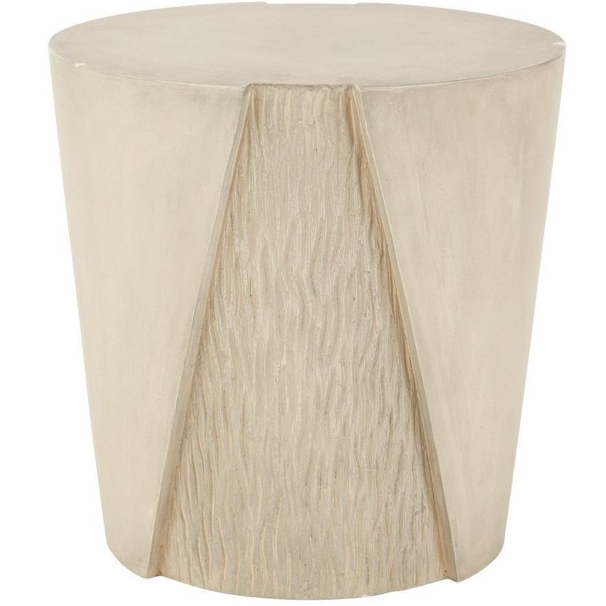 Creedon 20.5 inch Putty Outdoor End Table