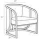 Fortuna 31 inch Flax Lounge Chair