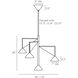 Axel 4 Light 35 inch Blackened Iron Chandelier Ceiling Light