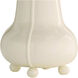 Miriam 30.5 inch 150.00 watt Ivory Crackle and Polished Nickel Table Lamp Portable Light