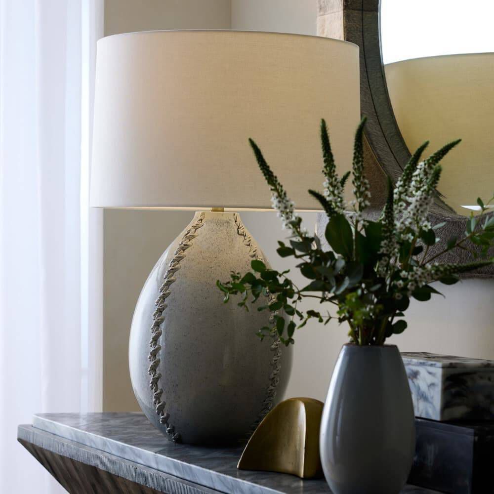 Jaxx 29.5 inch 150.00 watt Ice Reactive and Antique Brass Table Lamp Portable Light