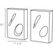 Bondi 7 X 4 inch Charcoal Bookends, Set of 2