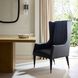 Hawthorne Navy and Antique Brass Host Chair